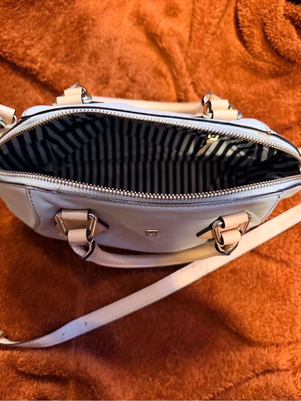 kate spade structured leather